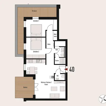 Ensemble 40 Himm Apartamento